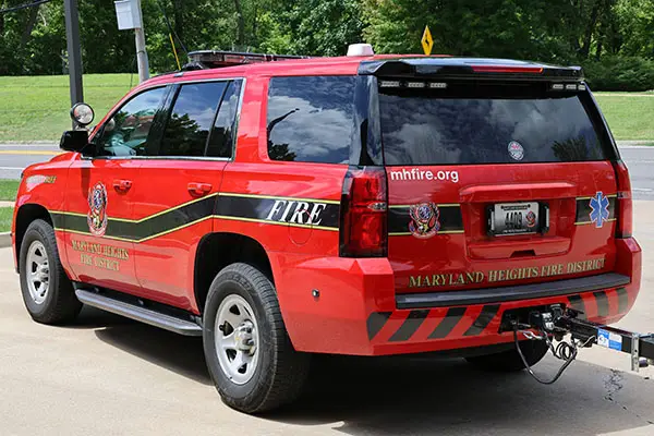 Support Vehicle 4409, a 2015 Chevrolet Tahoe support and tow vehicle