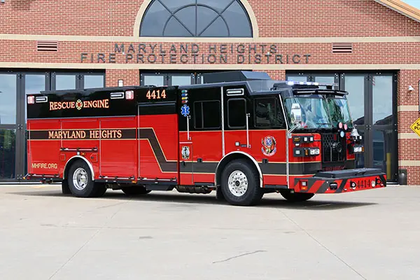Rescue Pumper 4414, a 2022 Sutphen heavy-duty custom pumper