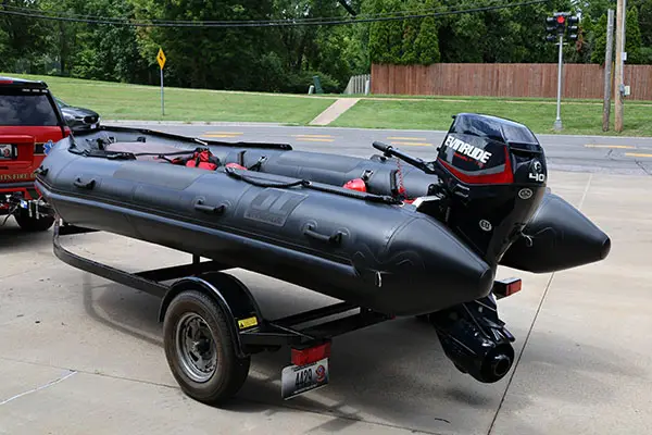 Rescue Watercraft 4429, a 430 RS inflatable rescue boat
