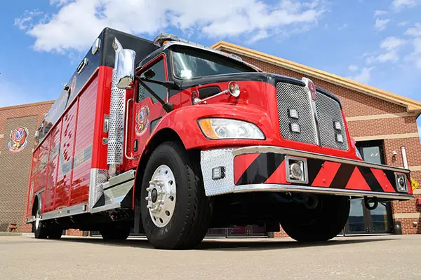 Technical Support 4499, a 2021 Kenworth T370 with a Hackney roll-up body