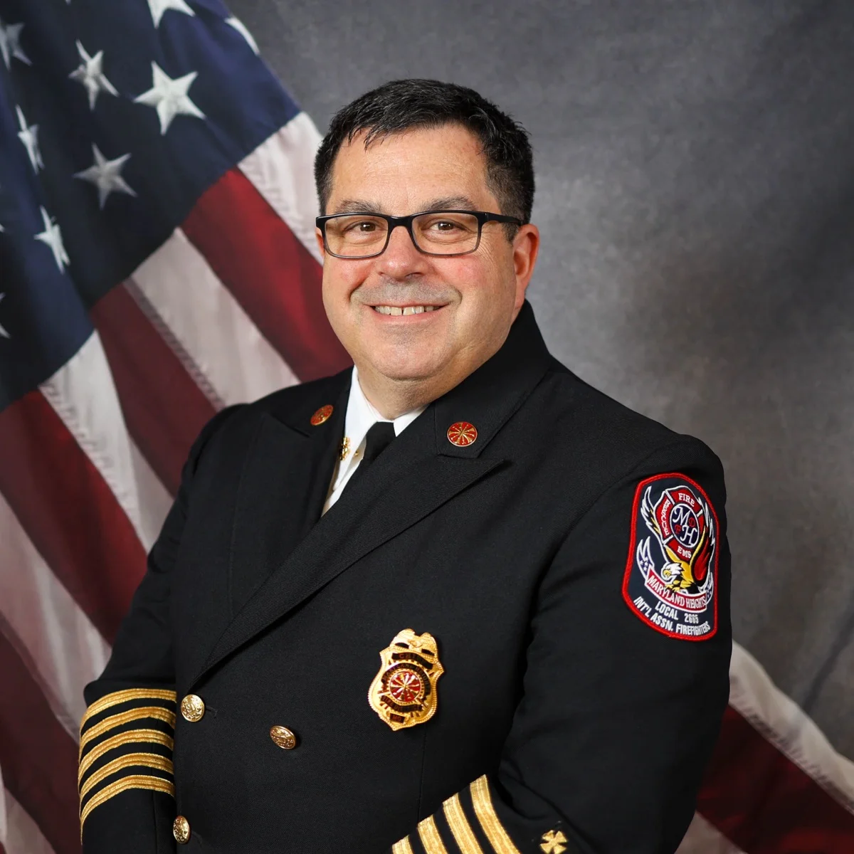 Portrait of Fire Chief Matt Pagano
