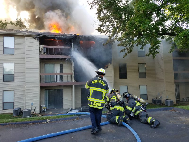 apartment fire