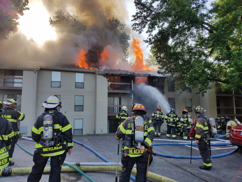 apartment fire