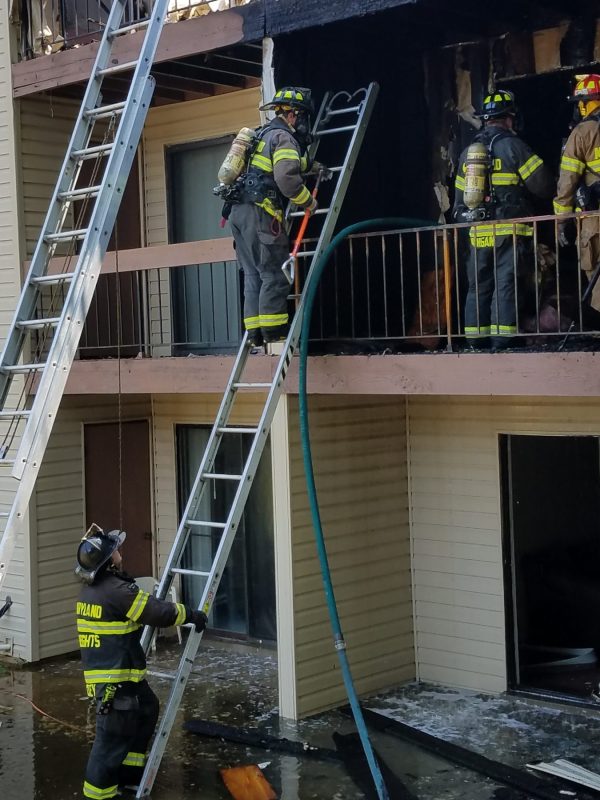 apartment fire